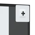 thumbnail image 4 of vidaXL Wall Mirror Black 30x30 cm Square Iron, 4 of 5
