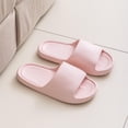 thumbnail image 2 of Mens and Womens Home Slippers Simplicity Solid Color Quick Drying Soft Sole Comfortable Non-Slip Indoor and Outdoor EVA Slippers Pink-04, 2 of 9