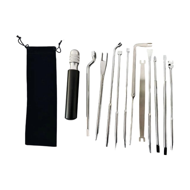 Xuanheng Piano Regulating Tool Kit Accessories DIY Regulating Screwdriver Piano Tools 12 piece