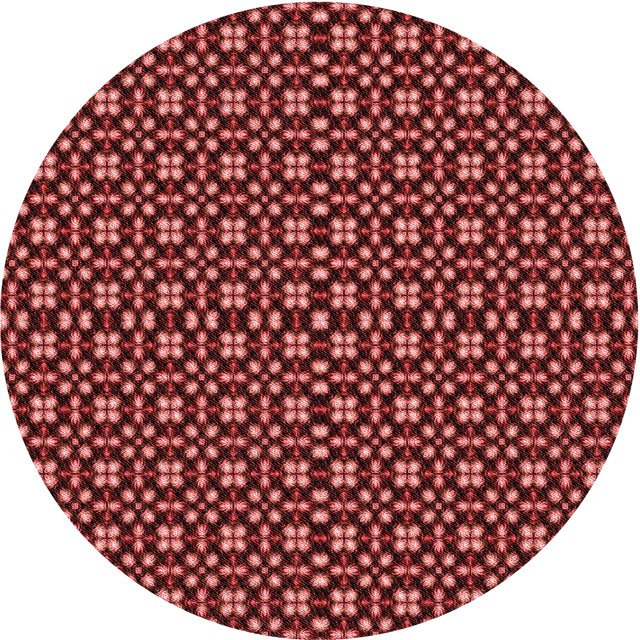 Ahgly Tapis Rond Lavable en Machine Intérieur Transitionnel Rouge Bordeaux, 3 Pieds Rond