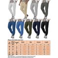 thumbnail image 4 of UKAP Men Sweatpants Elastic Waist Pants Drawstring Trousers Loose Summer Bottoms Army Green XS, 4 of 4