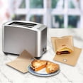 thumbnail image 3 of 5 Pcs Sacs pour Grille-Pain Réutilisables pour Grilled Cheese Sandwich Antiadhésifs Résistants à la Chaleur, 3 of 6