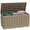 thumbnail image 2 of Homall Coffre de Terrasse en Résine de 82 Gallons pour Rangement Extérieur, Coffre de Terrasse Verrouillable, Beige, 2 of 8