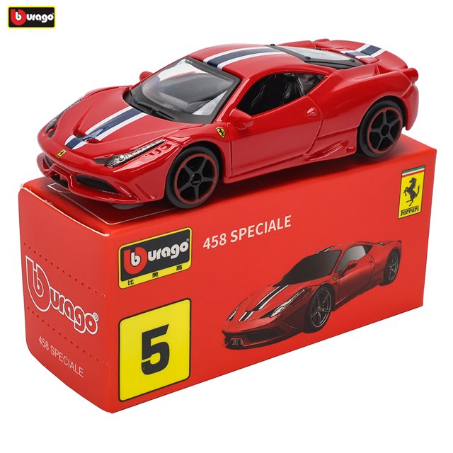 Bburago1:64 Ferrari SP3 458 599 ENZO F12 Model Small Collection Car Alloy Model Toy Gift Scene Decoration Classic and Exquisite,458 SPECIALE