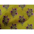thumbnail image 4 of oneOone Cotton Poplin Fabric Leaves & Floral Block Printed Craft Fabric BTY 56 Inch Wide, 4 of 4