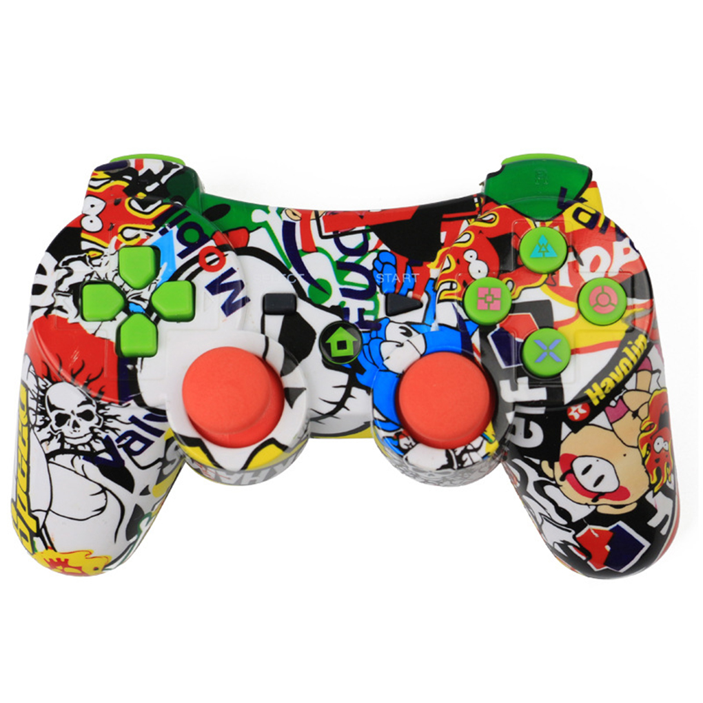 Manette de Jeu Sans Fil Bluetooth Joystick Sans Fil Manette pour PS3 Seulement