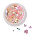 thumbnail image 2 of maskred 1/2/3/5 Art Crystal Flower Shining Rhinestone Pearl Sequin Rhinestone Manicure Decoration No.1 1 Pc, 2 of 6