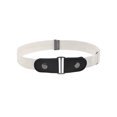 thumbnail image 1 of facefd Belt No Buckle Invisible Alloy Fashionable Long-lasting Convenience Elastic Unisex Man Multicolored DIY Prop Jeans Band White, 1 of 9