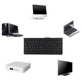 thumbnail image 3 of Mini Keyboard Arabic, Keyboard USB Interface Silent Business Wired Keyboard for Desktop Computer Ultra Thin 78 Keys, 3 of 7