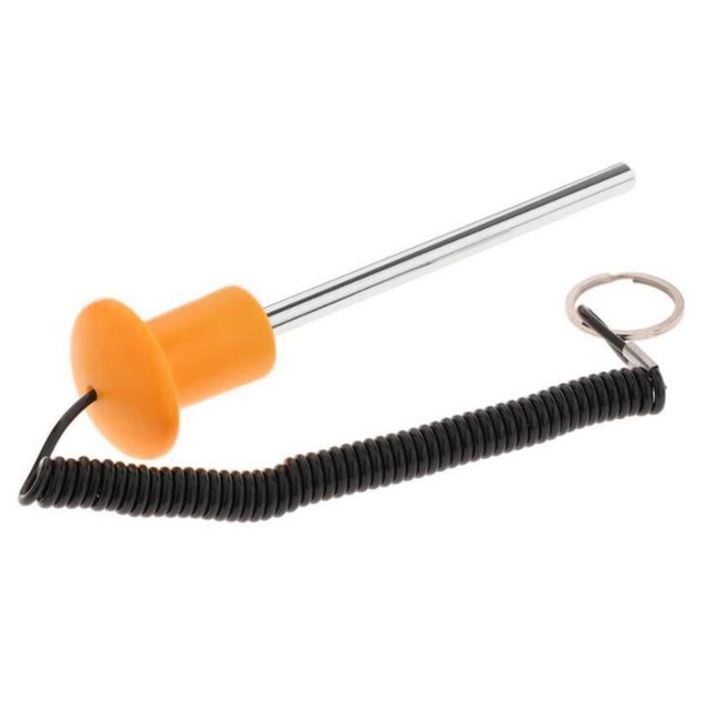 jinwen Weight Stack Pin Accessories Multipurpose Stainless Steel Weight Machine Pin Orange 10x100mm