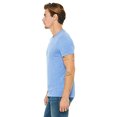 thumbnail image 3 of Bella  Canvas Unisex Crew Neck Triblend Short Sleeve Tee, XS, Blue Triblend, 3 of 3