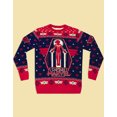 thumbnail image 3 of Marvel Womens Black Captain Marvel Christmas Jumper (Small), 3 of 5