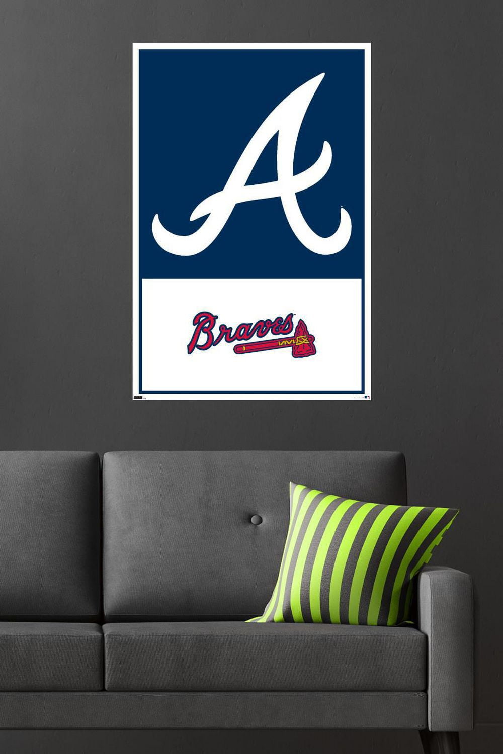 MLB Atlanta Braves - Logo 22 Wall Poster, 22.375" x 34"