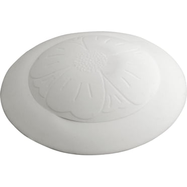Grand bouchon à bouton-poussoir blanc Peerless pour drains de baignoire de 1-1/2 po (3,81 cm)