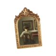 thumbnail image 2 of yuksok Antique Photo Frame Carved Jewelry Display Frame Hanging Resin Picture Frame for S, 2 of 8