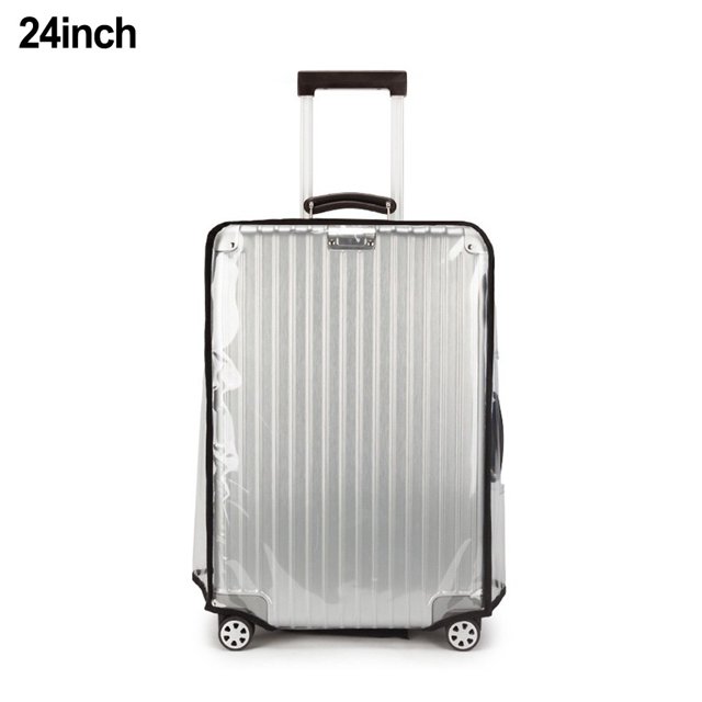 Bgsha Transparent PVC Travel Luggage Waterproof Suitcase Cover Washable Bag