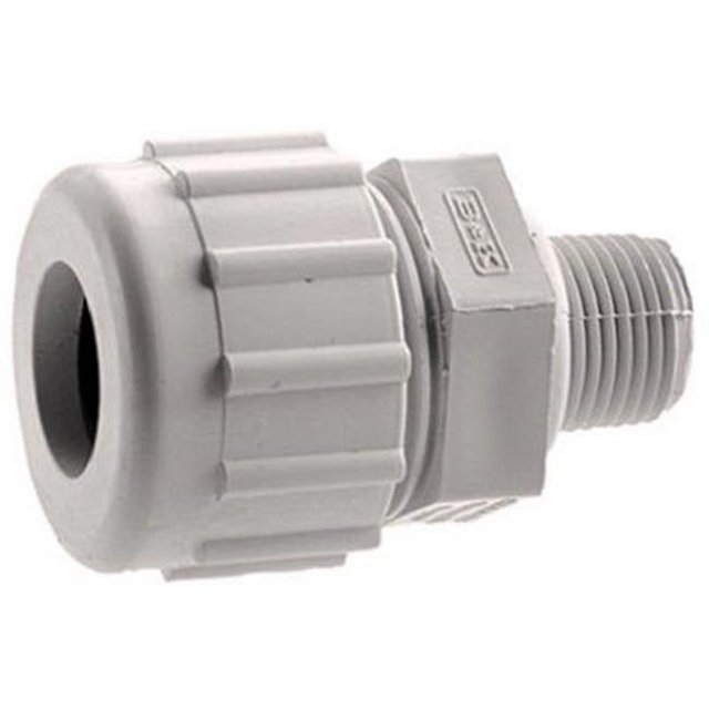 Homewerks Adaptateur de Tuyau de Compression Mâle en PVC 0.5 Po