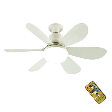 Mistaha 30W Ceiling Fan Light with Adjustable Color Temperature, 3-Speed Fan Control, Timer Function, Remote Control, and Night Light Mode - Ideal for Dining Room and Bedroom
