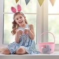 thumbnail image 4 of Matoen12 Easter Woven Storage Basket Cotton Rope Woven Eggs Storage Basket Bunny Cotton Rope Storage Basket Desktop Storage Basket Cosmetic Storage Basket, 4 of 6