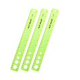 thumbnail image 2 of ZTTD 12 Inch, 3 Pack, Flexible Ruler with Centimeters and Inches, Clear Plastic Standard Ruler for Home, or Office (Type2-Green), 2 of 9