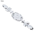 thumbnail image 3 of Qiilu Door Handle Back Plates Cabinet Handle Back Plate Zinc Alloy For Home Office, 3 of 7