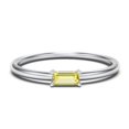 thumbnail image 1 of East-West Stackable Baguette Birthstone Ring - Citrine (November), 1 of 5