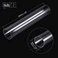 thumbnail image 2 of Unique Bargains 86mm ID 90mm OD 20' Acrylic Pipe Rigid Round Tube Clear High Impact for Lighting, Models, Plumbing, Crafts, 2 of 6