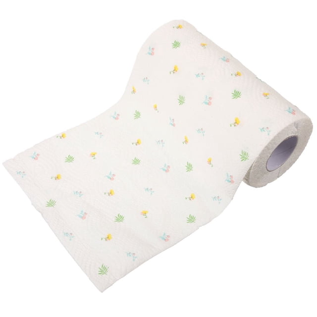 EIMELI 1 Roll Useful Kitchen Napkin Assorted Color Made of Wood Pulp Mothers and Drying Hands