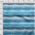 thumbnail image 2 of oneOone Tissu Polyester Spandex Bleu Ciel Abstrait Matériel de Robe Tissu Imprimé Tissu au Mètre 56 Pouces de Large-Fo6, 2 of 4
