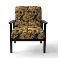 thumbnail image 4 of Designart « Sunny Rustic Sunflower Field I » Fauteuil d'Appoint Rembourré Jaune à Motif Floral - Fauteuil de Style Cottage pour Salon, 4 of 7