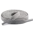 thumbnail image 1 of 120cm Shoelaces High Bang Polyester Single Layer 8mm Shoe Laces Colorfast Flat ShoelacesGrey, 1 of 1