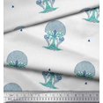 thumbnail image 3 of Soimoi Crepe Silk Fabric Tree Block Decor Fabric Printed Yard 42 Inch Wide, 3 of 3