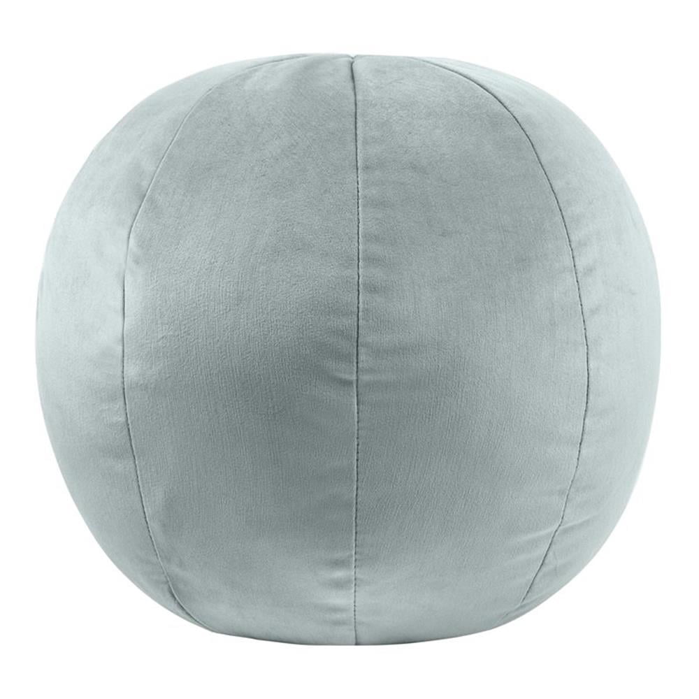 TOV Furniture Boba Coussin Rembourré en Velours de Style Transitionnel 9 X 9 Po, Bleu Mer