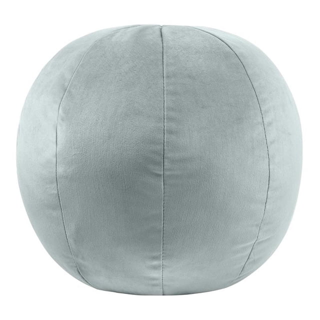 TOV Furniture Boba Coussin Rembourré en Velours de Style Transitionnel 9 X 9 Po, Bleu Mer