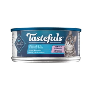 Blue Buffalo Tastefuls Nourriture humide pour chats adultes, Morsels de poulet en graisse