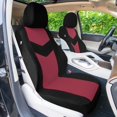 thumbnail image 2 of Universal Fit Car Seat Cover – Full Set of Automotive Seat Covers, Chevron Flat Cloth Car Seat Covers, Seat Protector for Cars, Trucks, SUVs and Vans, Washable Seat Cover, Car Accessories, 2 of 9