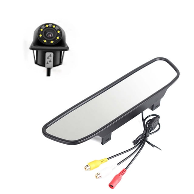 EGNMCR HD 4.3-inch On-board Display Two-way AV Reversing Image Display LCD Digital Screen 1 monitor