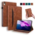 thumbnail image 2 of Pour Lenovo P11 Étui en Cuir de Luxe à Rabat pour Funda Lenovo Tab P11 To-J606F L Étui pour Tablette pour Lenovo Xiaoxin Pad P11 Plus Rouge Tab P11 To-J606F L, 2 of 6