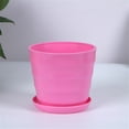thumbnail image 2 of Flowerpots with Dish Ceramic, Pot Flowerpot Colourful Succulent Decor Plastic Flower & Garden, Flower Pots, 2 of 5