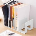 thumbnail image 1 of AHMT Desktop Bookshelf, Tabletop Bookshelf for Office Home Tabletop, Mini Bookshelf,Desktop Shelf,Small Bookcase, Book Organizer for Living Room, Bedroom, Home Office,Kids Room(White), 1 of 6