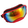 thumbnail image 1 of Large Dog Goggles, Sturdy Buckle Durable PC Dog Goggles Windproof Ultraviolet Proof  For Outdoor Black Frame And Gray Goggles,Red Frame And Red Goggles,Red Frame And Transparent, 1 of 8