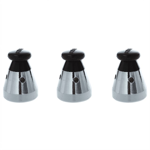 3X Metal Plastic Replacement Valve for Pressure Cooker,3 x Pressure Cooker Relief Valve,black & silver