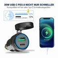 thumbnail image 4 of MYG Dual USB Charger DIN Plug Socket Adapter for BMW Motorcycle Accessary, 4 of 9