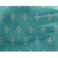 thumbnail image 4 of oneOone Georgette Viscose Fabric Plus Sign Kasuri Decor Fabric Printed BTY 42 Inch Wide, 4 of 4