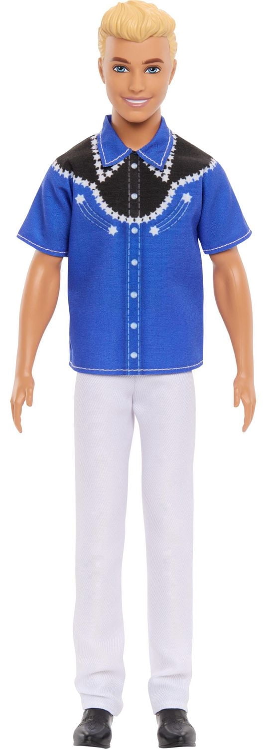 Barbie Fashionistas Ken Poupée226, blonde, look western, 65eanniv.