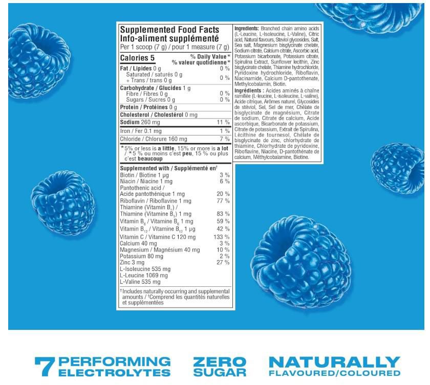 Cwench Hydration Mix Blue Raspberry