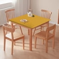 thumbnail image 1 of Cagogo Stretch Tablecloth, Elastic Square Table Cover, Washable Polyester Tablecloth, Waterproof Table Protector for Dining Table and Party Table, 33.86x33.86 Inches, 1 of 6
