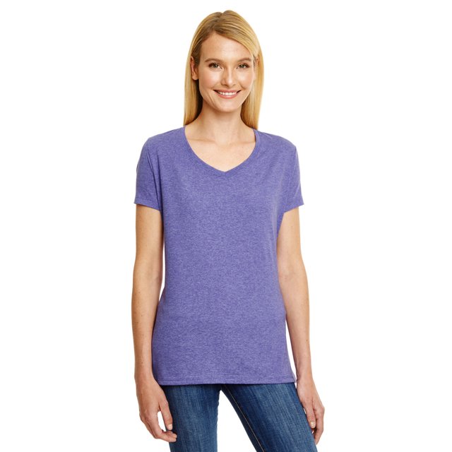 Hanes Ladies' X-Temp Triblend V-Neck T-Shirt - 42VT