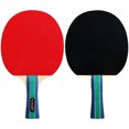 thumbnail image 2 of Amdohai Table Tennis Ball and Bat Set Quality Ping Pong Paddles Table Tennis Rackets with 8pcs Three star Balls Ping Pong Bats Ping Pong Racket Set Training Accessories Racquet Bundle Kit with Bag, 2 of 7