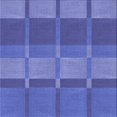 thumbnail image 1 of Ahgly Company Machine Washable Indoor Square Transitional Sky Blue Area Rugs, 6' Square, 1 of 7